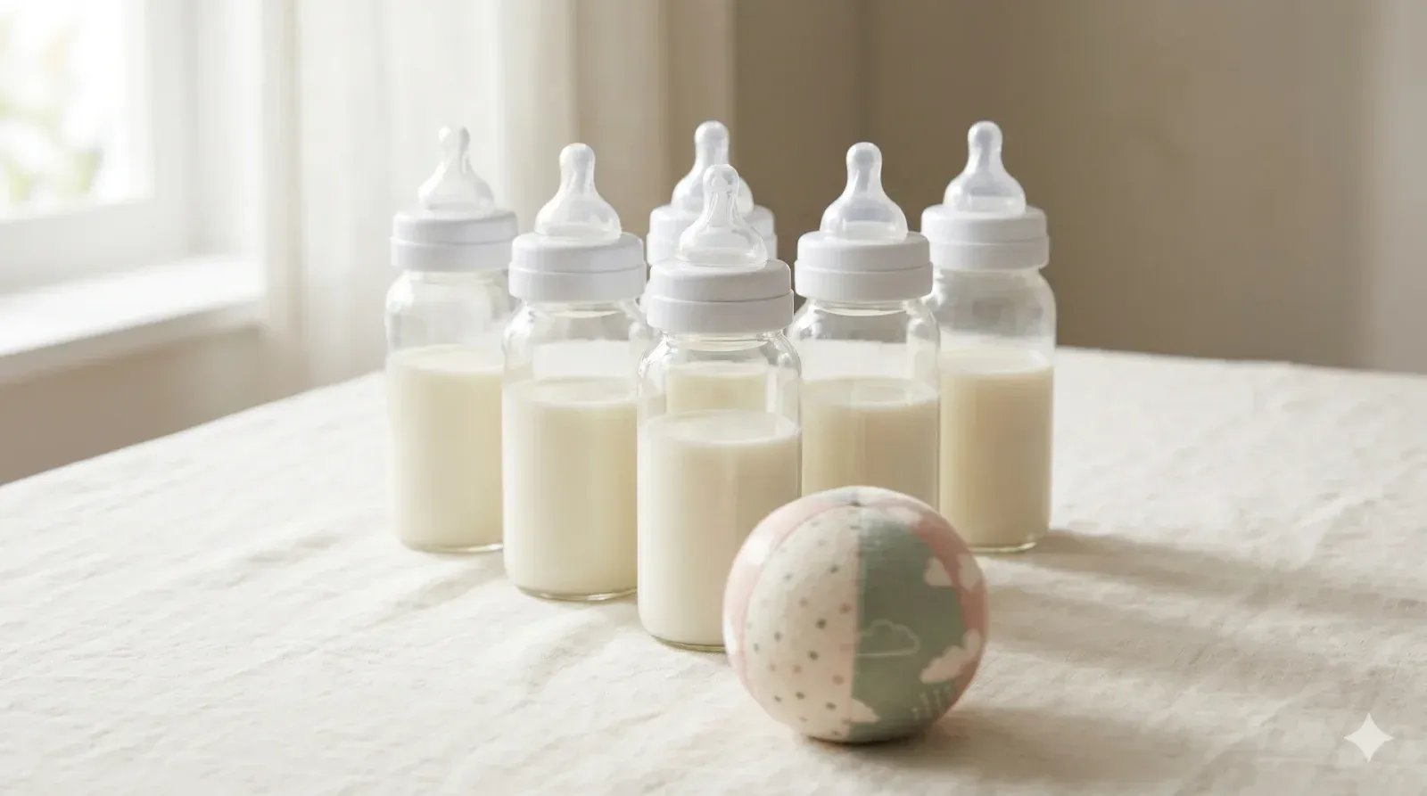 Baby Bottle Bowling — baby shower game