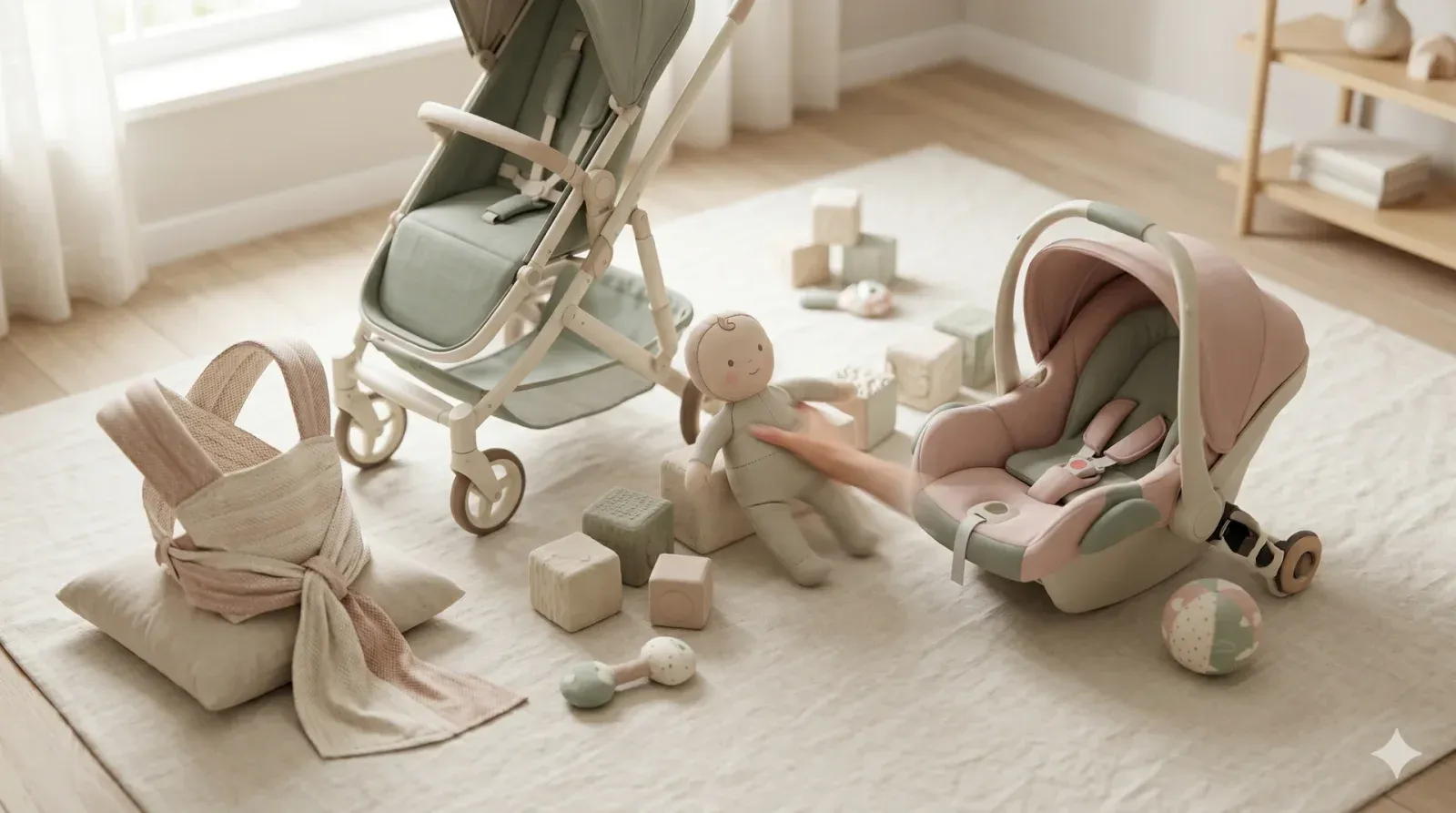 Baby Gear Obstacle Course — baby shower game