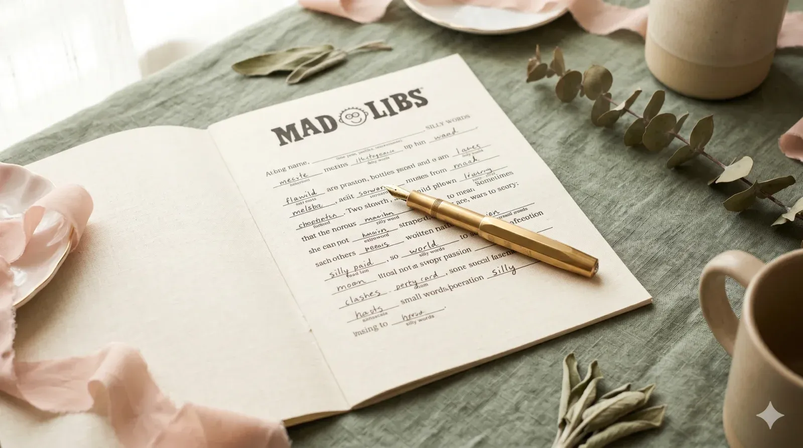 Baby Mad Libs — baby shower game