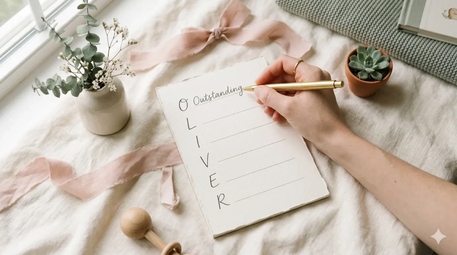 Baby Name Acrostic Poem — baby shower game