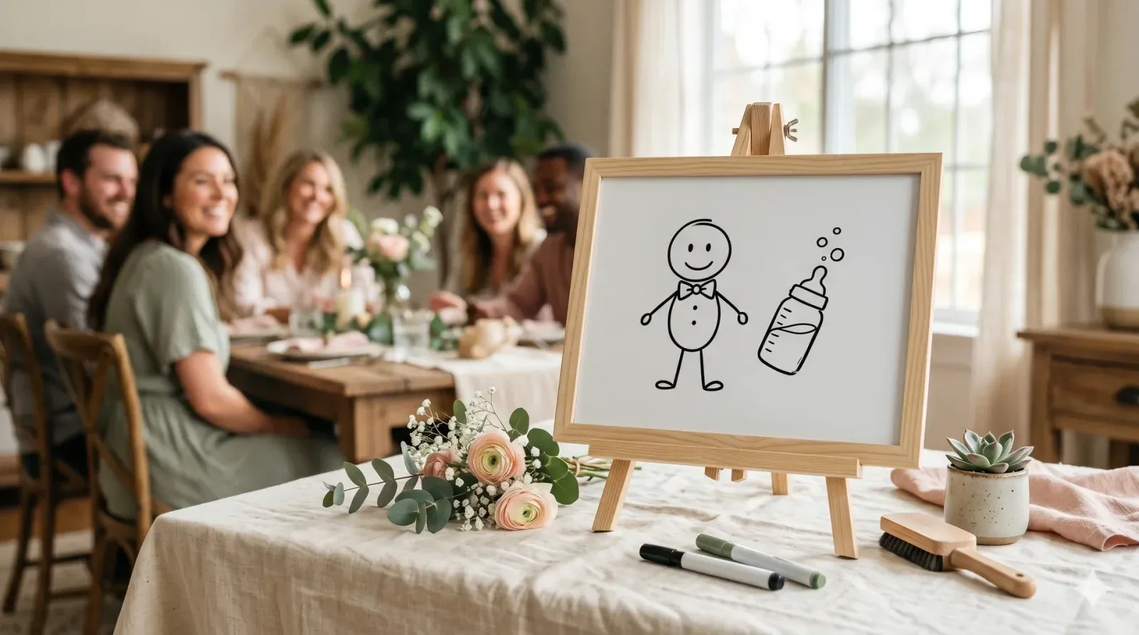 Baby Pictionary — baby shower game