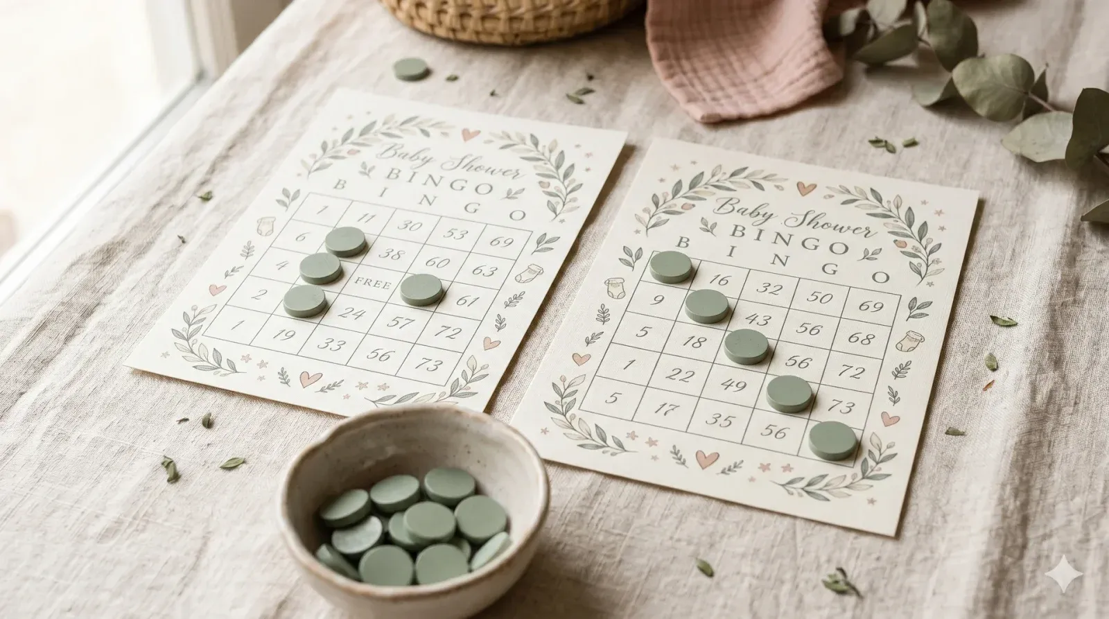 Baby Shower Bingo — baby shower game