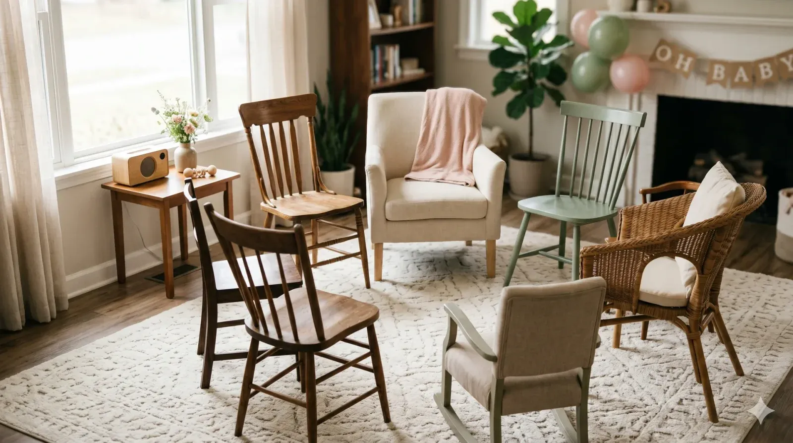 Musical Chairs: Lullaby Edition — baby shower game