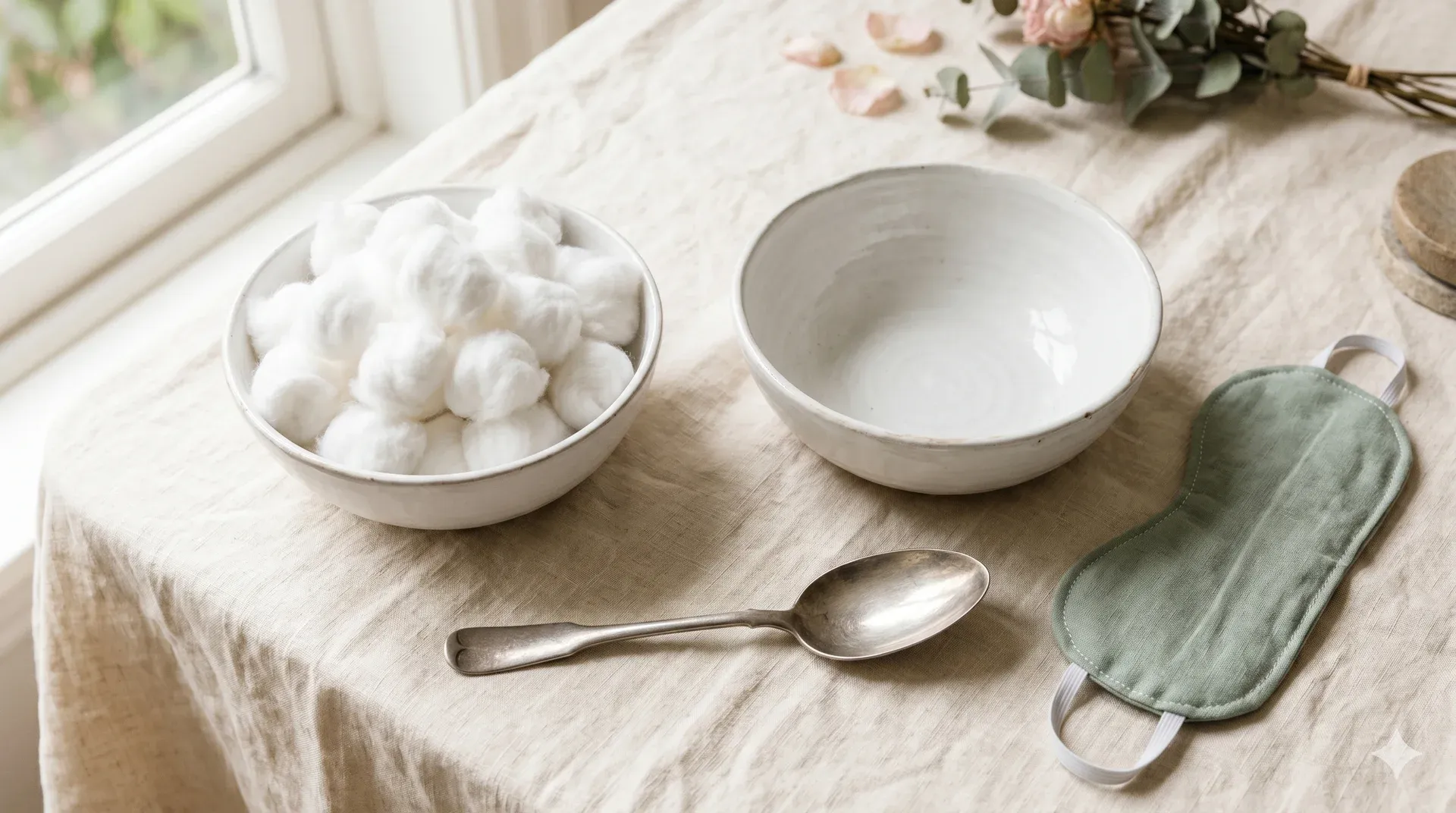 Cotton Ball Scoop Race baby shower game