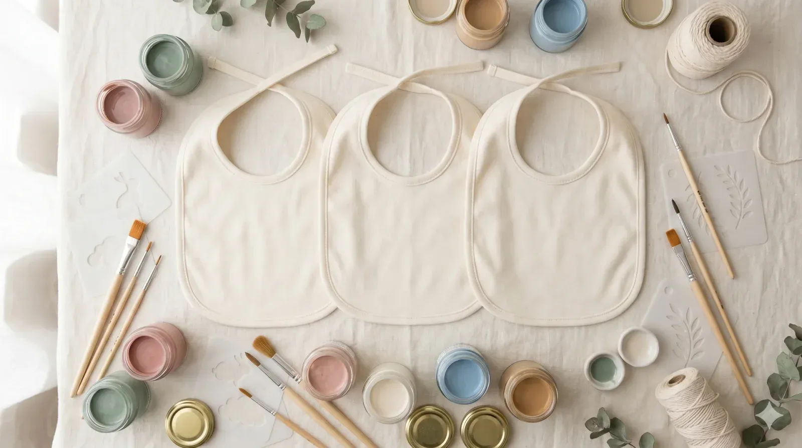 Decorate a Bib — baby shower game