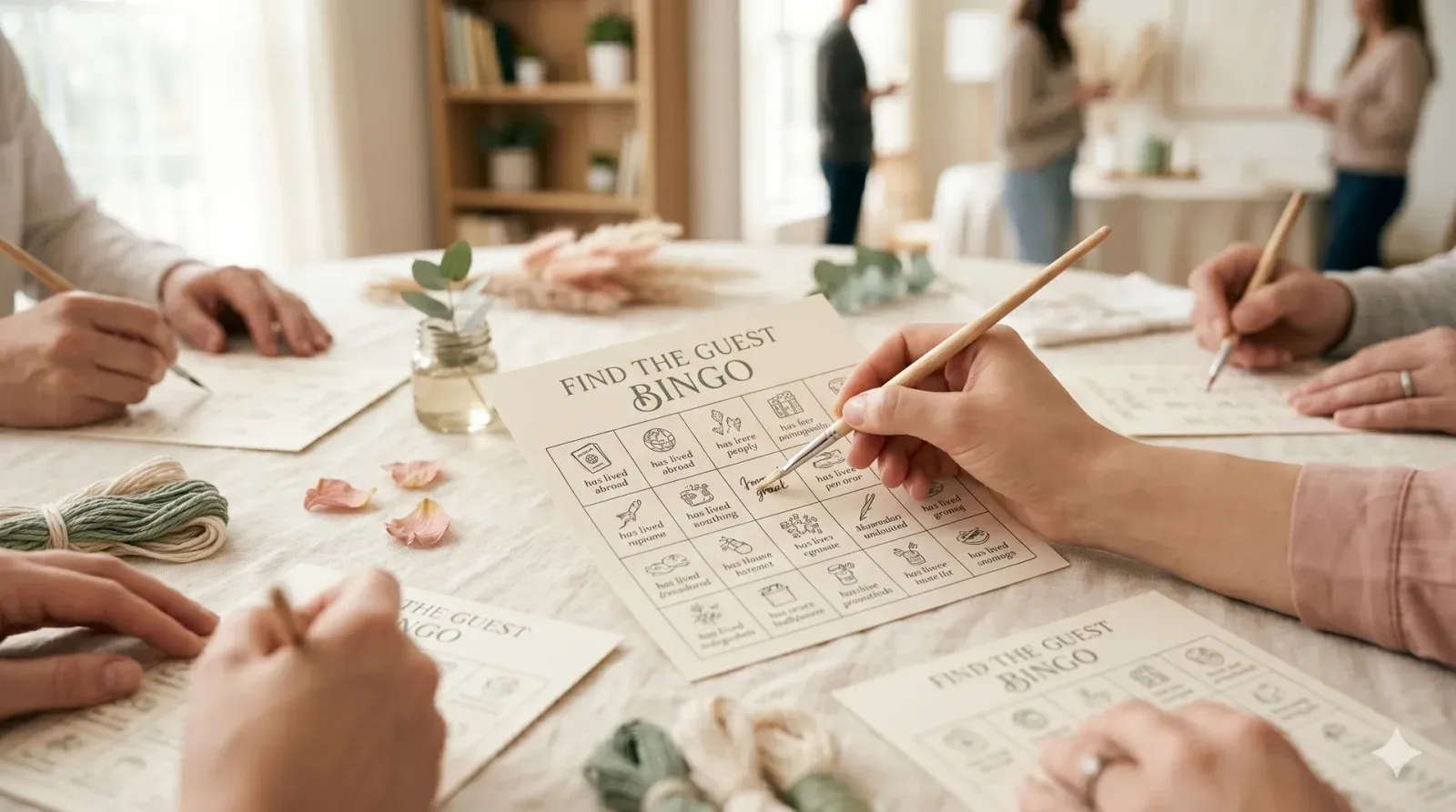 Find the Guest (Human Bingo) — baby shower game