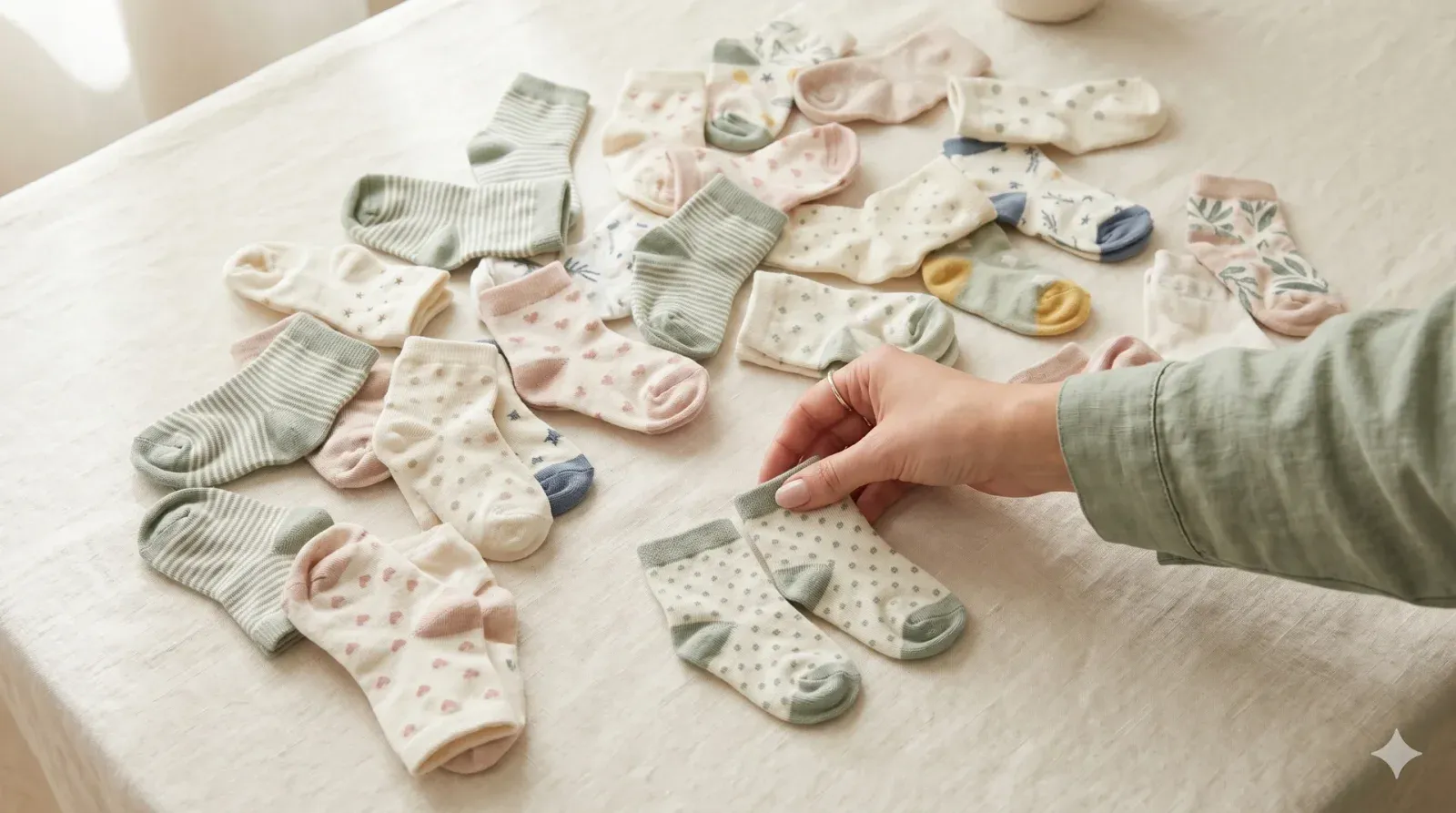 Match the Baby Socks — baby shower game