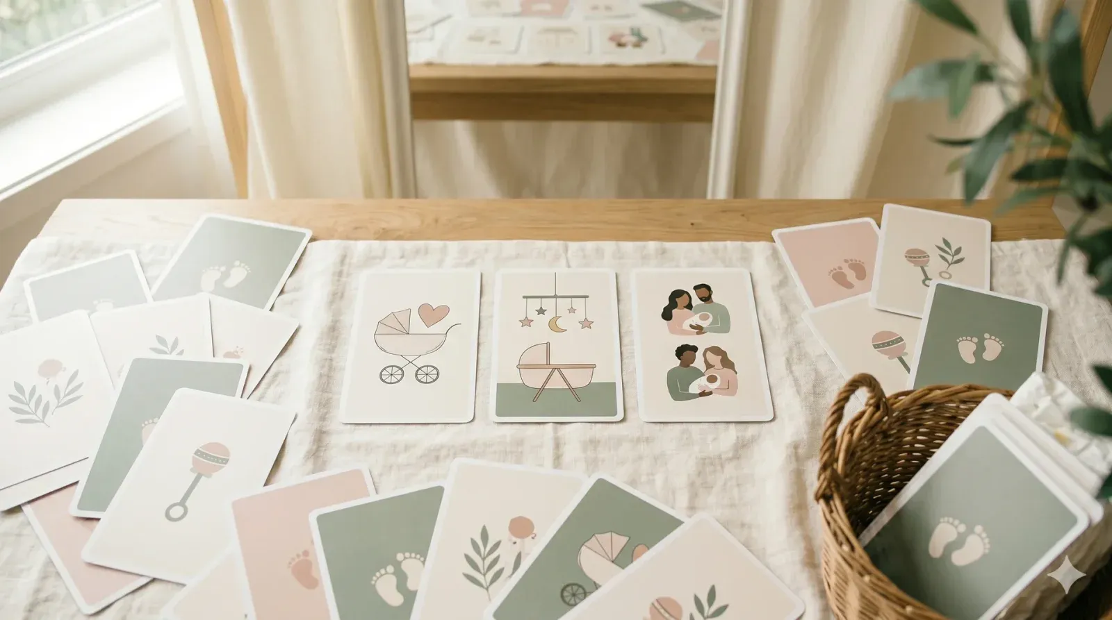 Mommy or Daddy? Prediction Cards — baby shower game