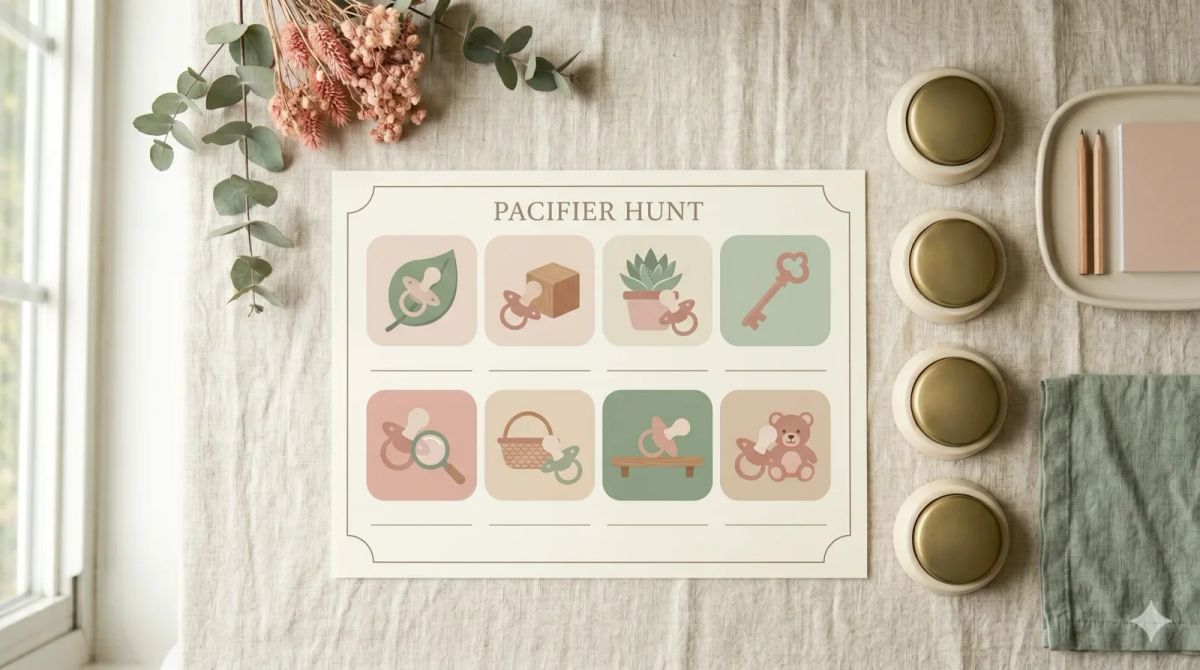Pacifier Hunt: Baby Shower Game Rules