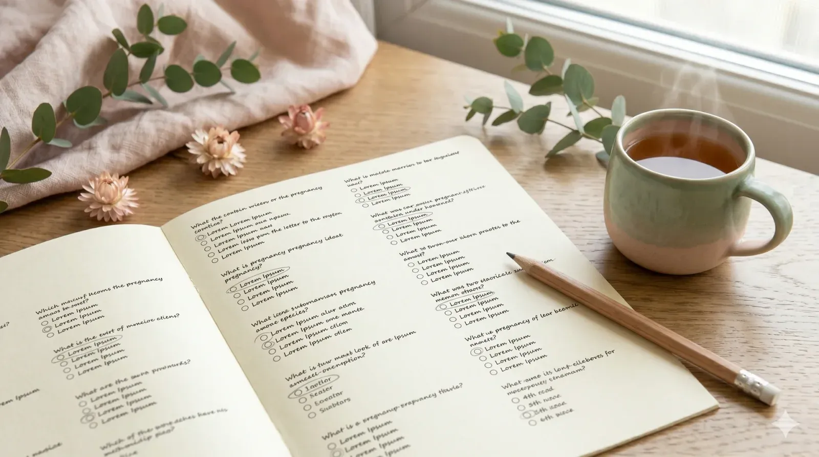 Pregnancy Trivia Worksheet — baby shower game