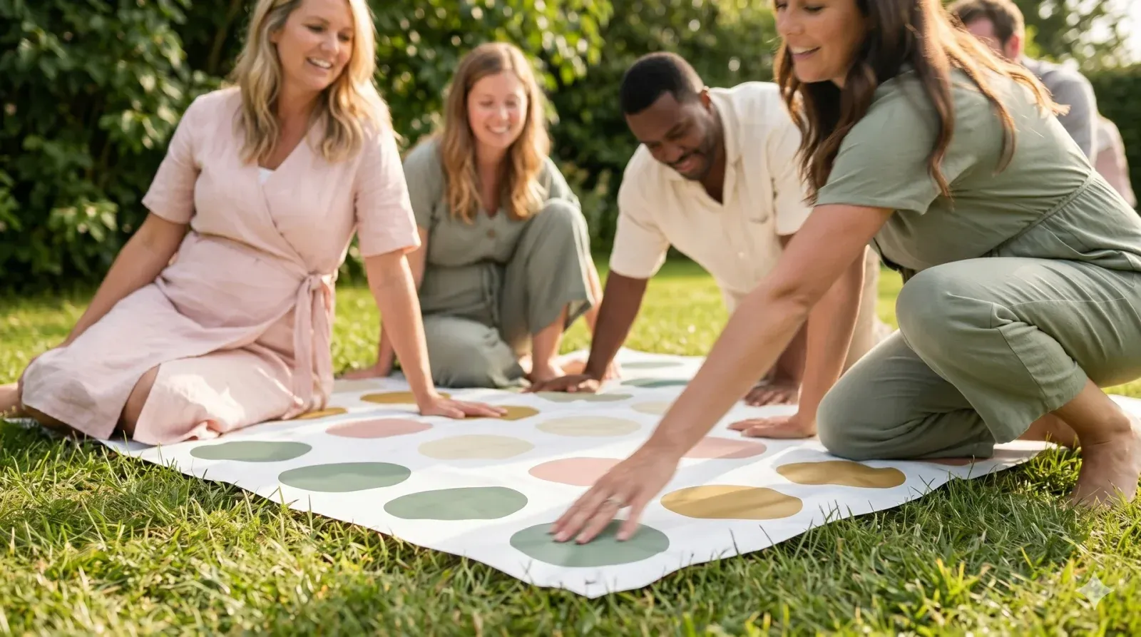 Pregnant Twister — baby shower game