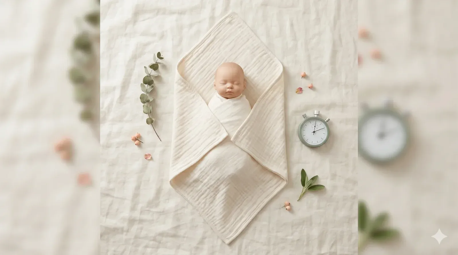 Swaddle the Baby Race — baby shower game